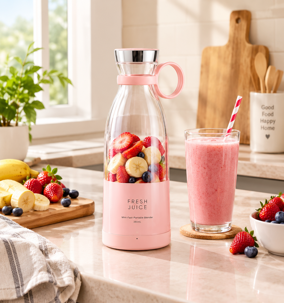 Grab Your Blend. Go Anywhere: Fresh Blends. Wherever Life Takes You.
